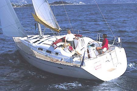 Beneteau Oceanis 393 Croatia Yacht Charter Cabin Under Sails