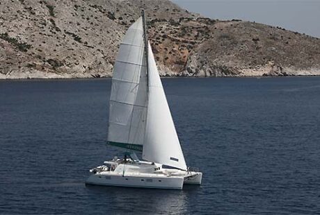 Greece Lagoon 500 Mystique Under Sails