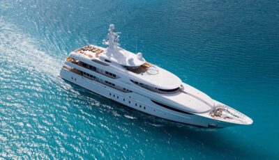 Oasis Luxury Charter Yacht Bird View