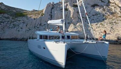 Catamaran Charter Croatia Lagoon 400 Sailing Anchor