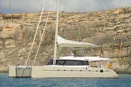 Catamaran Charter Greece Moonstone Anchor
