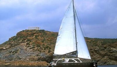 Catamaran Charter Greece Notos Sailing Olimp