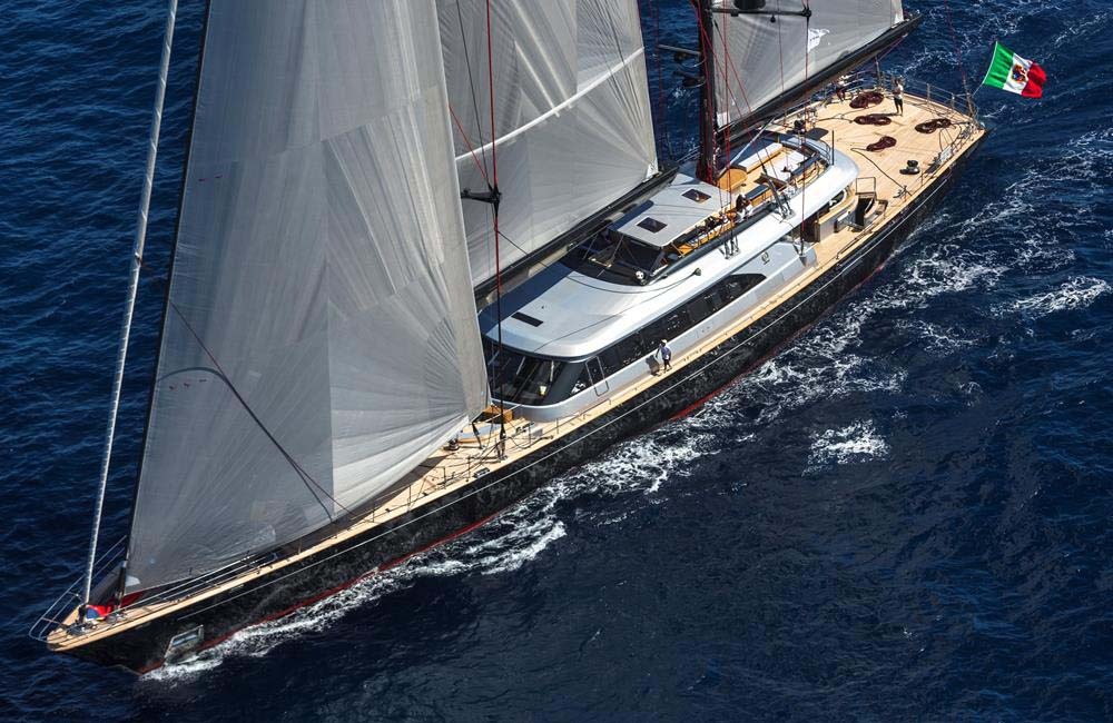 SEAHAWK Yacht Charter Price - Perini Navi Yachts Luxury Yacht Charter