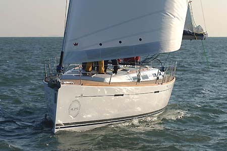 Yacht Charter Croatia Dufour 425 Bow
