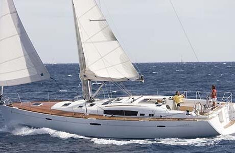 Greece Yacht Charter Beneteau Oceanis 54 Under Sails 3