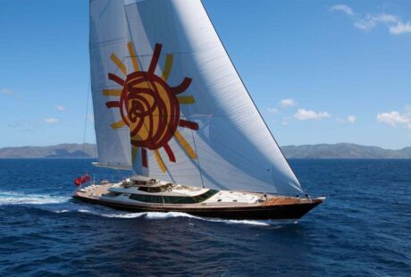 Tiara Luxury Sailing Charter Yacht Stbd Side