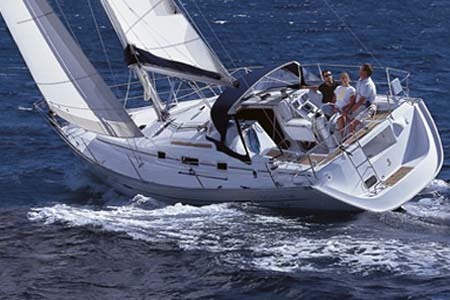 Croatia Yacht Charter Beneteau Oceanis 343 Cabin Under Sails