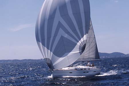 Sailing Croatia Bavaria 45 Under Sails