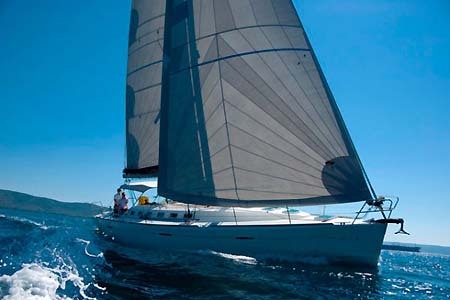 Sailing Croatia Beneteau First 47 7 Bow
