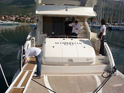 Sunseeker Manhattan 66 Yacht Charter Croatia Aft