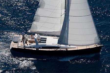 Yacht Charter Croatia Oceanis 58 Stbd Side