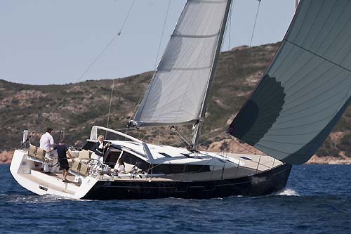 Yacht Charter Greece Beneteau Sense 55 Aft Stbd Side