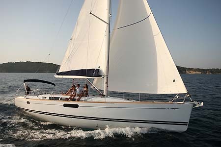 Yacht Charter Greece Jeanneau 49i Sailing