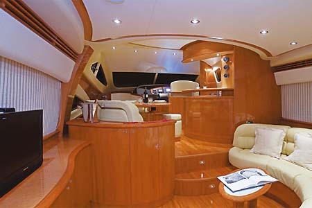 Yacht Charter Greece Aicon 56 Salon1