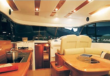 Beneteau 12 Motor Yacht Charter Croatia Salon