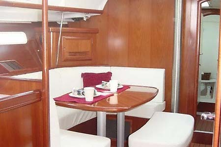 Beneteau Oceanis 393 Croatia Yacht Charter Dining Salon