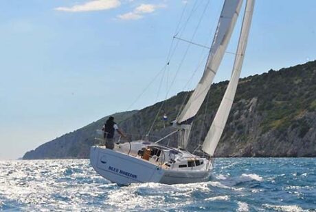 Hanse 345 Croatia Sailing Aft