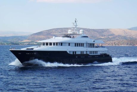 Jaan Luxury Charter Yacht Greece Port Side