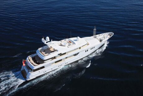 Marla Luxury Charter Yacht Bird View