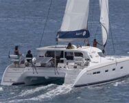 Catamaran Charter Greece Nautitech 44 Aft Running