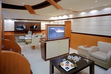 Sailing Yacht Charter Mumu Lower Salon