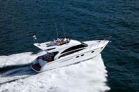 Yacht Charter Croatia Princess 42 Fly Running Stbd