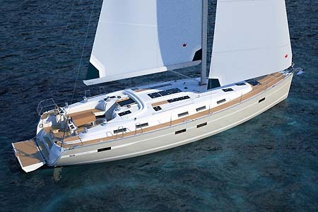 Yacht Charter Greece Bavaria 50 Cruiser Stbd Side