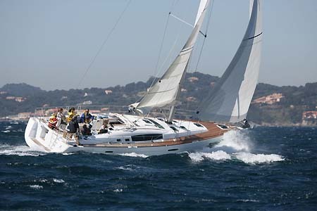 Yacht Charter Greece Beneteau 50 Under Sails