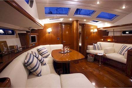 Yacht Charter Croatia Beneteau 57 Salon3
