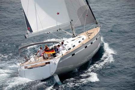 Yacht Charter Greece Bavaria 55 Aft Sailing