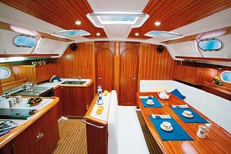 Croatia Yacht Charter Gib Sea 51 Salon