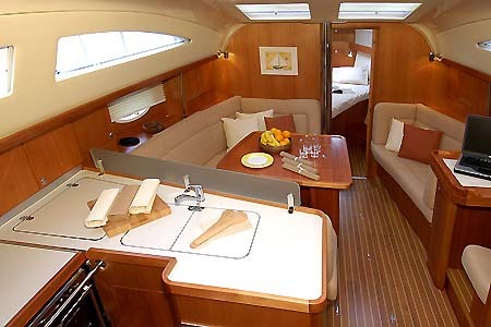 Elan Impession 384 Yacht Charter Croatia Salon