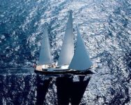 Luxury Sailing Yacht Perini Navi 56m Stbd Side
