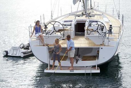 Yacht Charter Croatia Hanse 575 Aft Transom Open