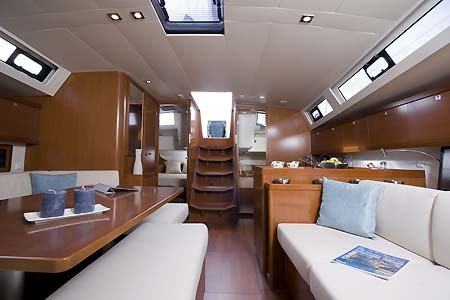 Yacht Charter Croatia Beneteau Oceanis 45 Salon1
