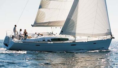 Yacht Charter Greece Beneteau 50 Stbd Side