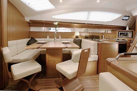 Yacht Charter Greece Sailing Jeanneau Sun Odyssey 45ds Salon2