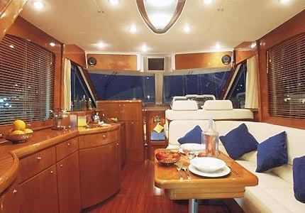 Beneteau Antares13 80 Motor Yacht Charter Croatia Salon