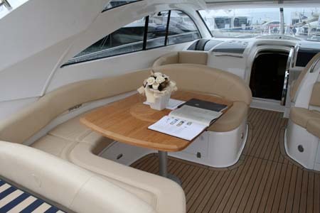 Croatia Yacht Charter Fairline Targa 52 Aft Deck