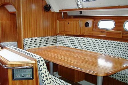 Croatia Yacht Charter Gib Sea 51 Salon Table