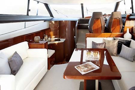 Yacht Charter Croatia Princess 42 Fly Salon1