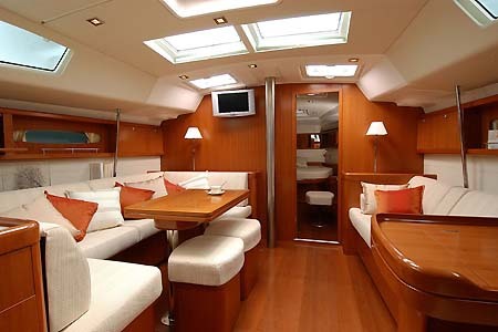 Yacht Charter Greece Beneteau 50 Salon2