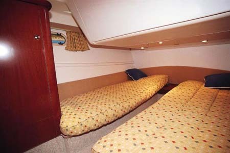 Yacht Charter Croatia Jeanneau Prestige 36 Cabin2