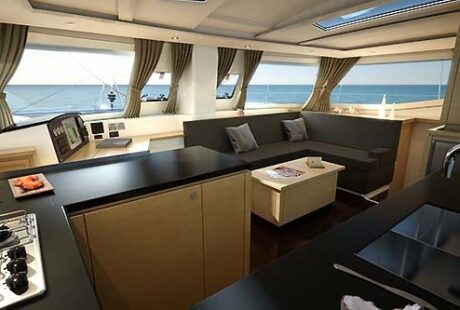 Catamaran Charter Croatia Helia 44 Salon1
