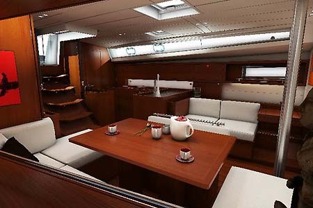 Yacht Charter Croatia Beneteau Oceanis 48 Salon3