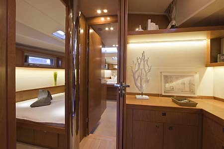 Yacht Charter Greece Beneteau Sense 50 Cabin Detail