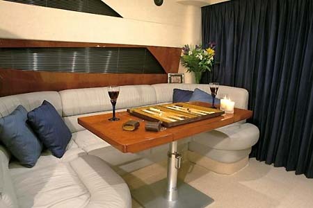 Yacht Charter Croatia Fairline Phantom 40 Table Salon