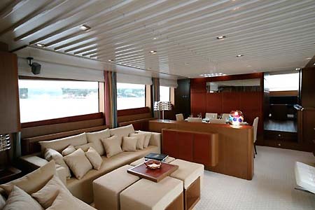 Yacht Charter Greece Aicon 85 Salon