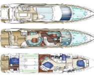 Yacht Charter Croatia Galeon 530 Layout