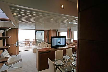 Yacht Charter Greece Aicon 85 Salon2